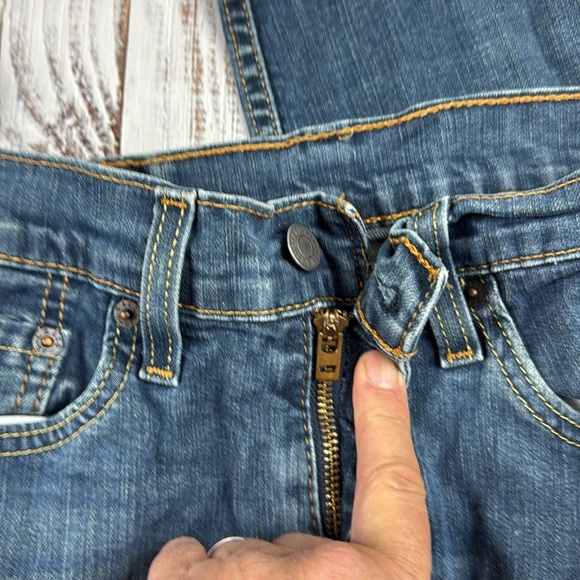 Levi's straight leg "502" blue jeans size 28 - Picture 5 of 15